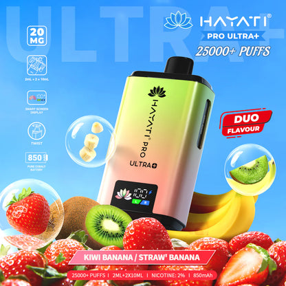 Hayati Pro Ultra+ 25,000 Puffs Rechargeable Vape Pod (Pack of 5)