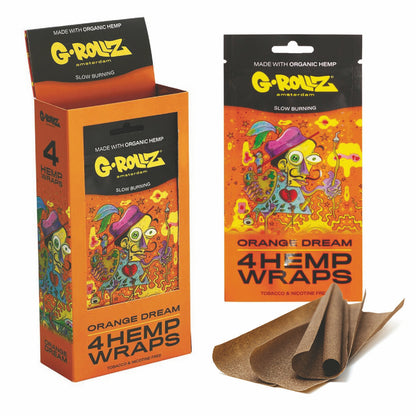 G Rollz Organic Wraps Slow Burning 4 In 1 Pack Various Flavours
