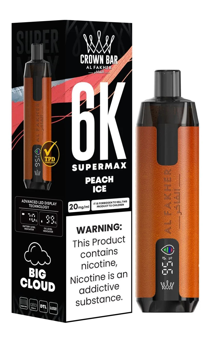 Al Fakher Supermax 6000 Disposable Vape - (BOX OF 10) - 0.6%