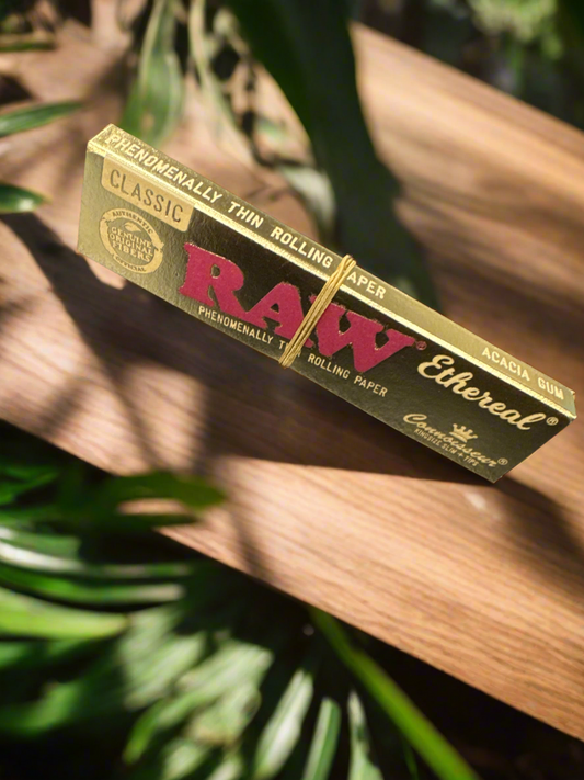 Raw Ethereal Connoisseur King Size Slim Rolling Papers + Tips