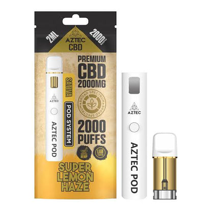 Aztec CBD 2000mg Broad Spectrum Rechargeable Vape