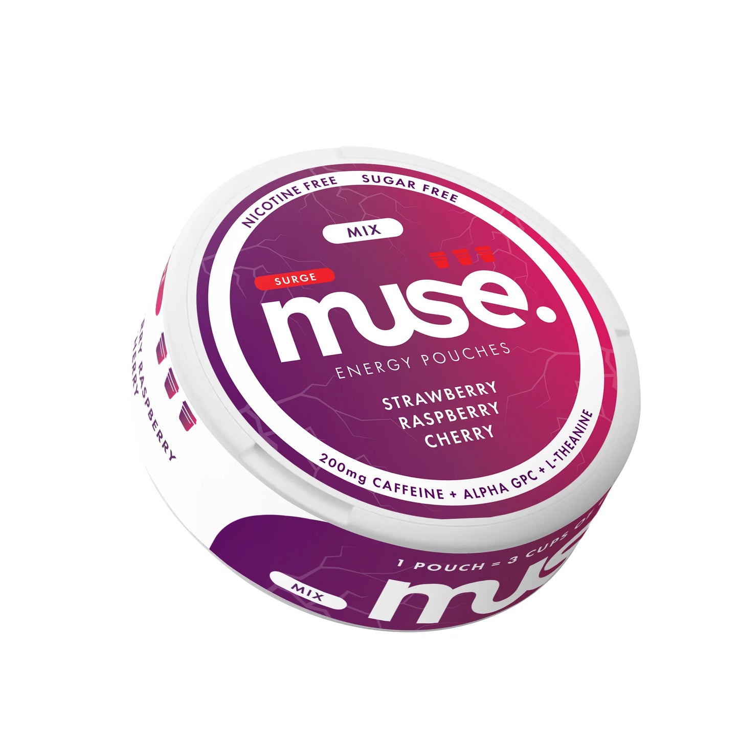 Muse Energy Pouches (200mg surge) Various Flavours