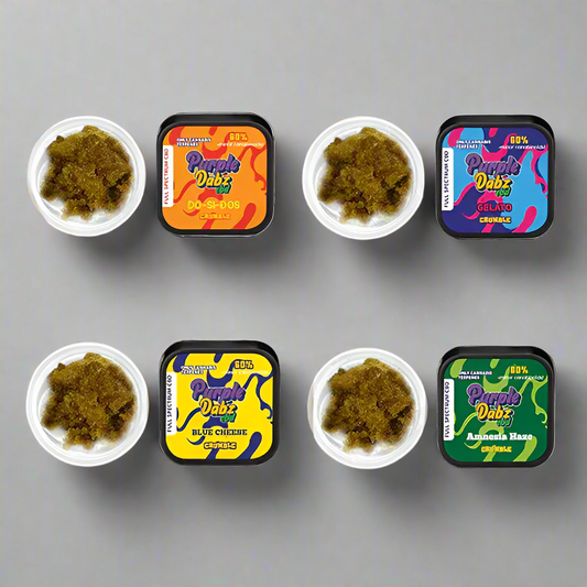 Purple Dabz 1000mg CBD Crumble 1g