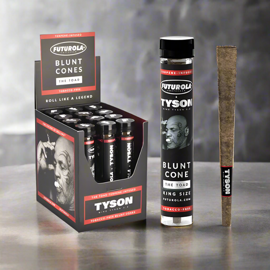 Tyson x Futurola Pre Rolled Cone In Glass Tube (Pack of 12)