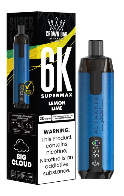 Al Fakher Supermax 6000 Disposable Vape - (BOX OF 10) - 0.6%