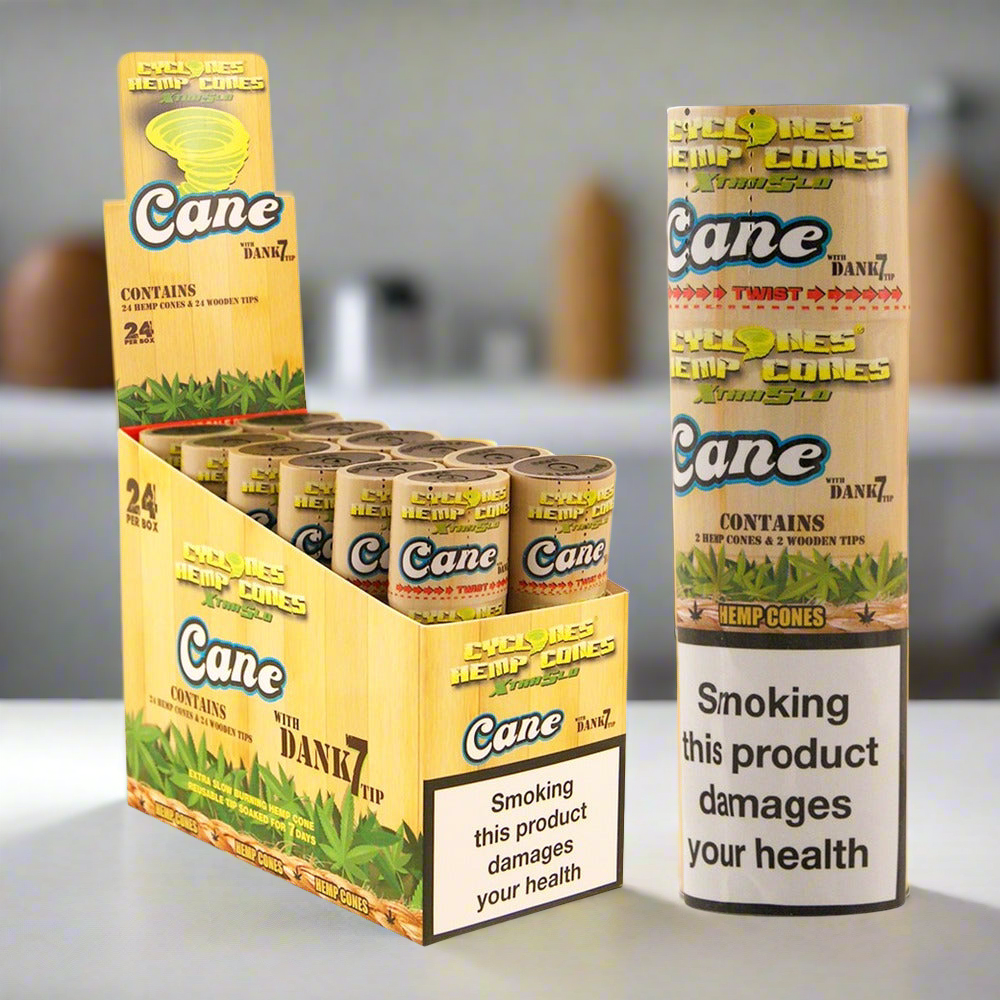 Cyclones Organic Cones with Dank 7 Tip
