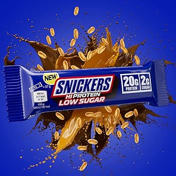 Snickers Hi Protein Low Sugar Chocolate Bar (Box of 12)
