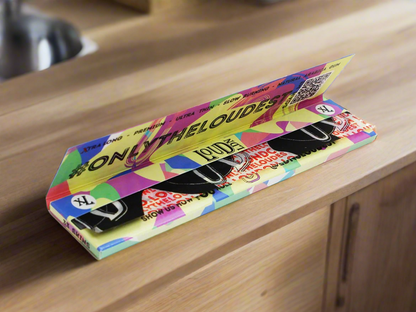 Loud Ldn XLoud Extra Long Slow Burning Rice Rolling Papers x 1 Booklet