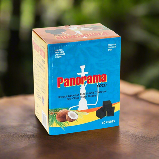 Panorama Natural Coconut Shell Shisha Coal