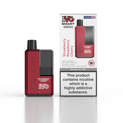 IVG Smart 5500 Puffs Rechargeable Vape - BOX OF 5