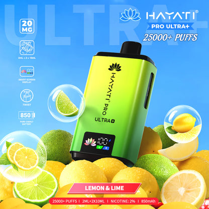 Hayati Pro Ultra+ 25,000 Puffs Rechargeable Vape Pod (Pack of 5)