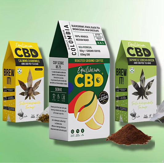 Equilibrium CBD Full Spectrum Tea & Coffee Herbal Drinks