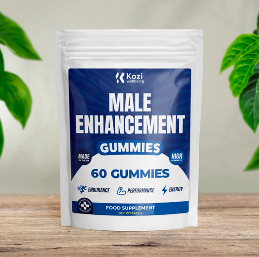 Kozi Wellbeing Health Supplement Male Enhancement Gummies 60 Pack High Strength
