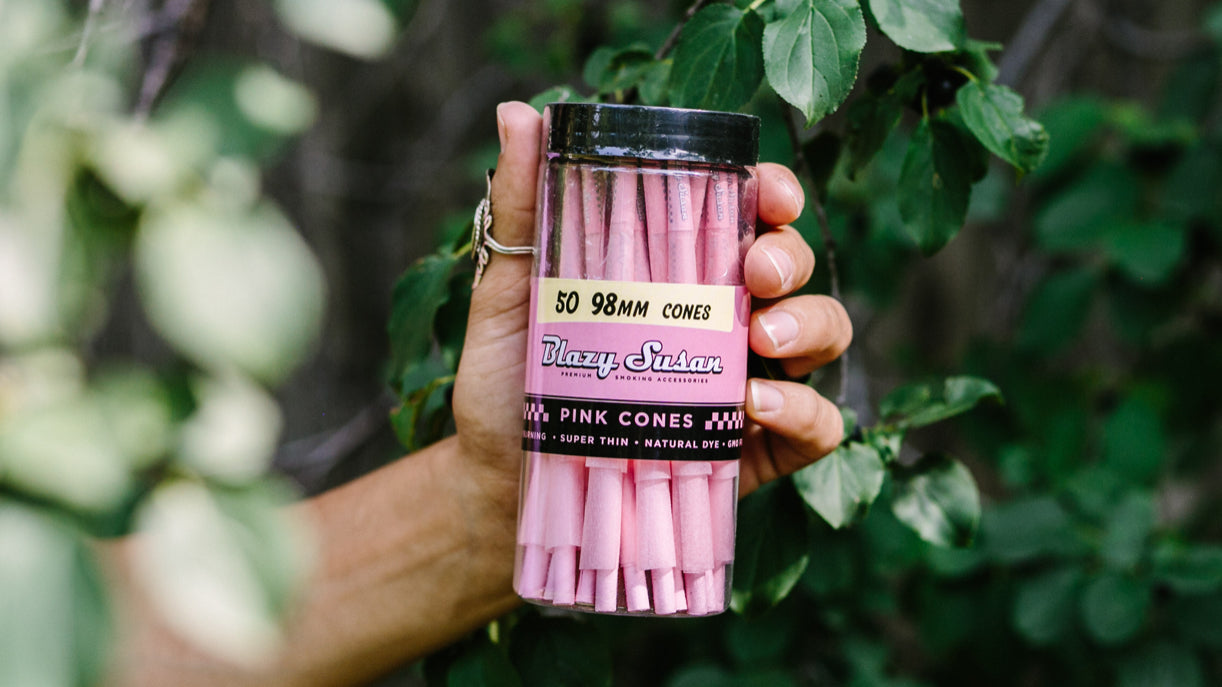 Blazy Susan Ultra Thin 98mm Pre Rolled Cones Pack of 50
