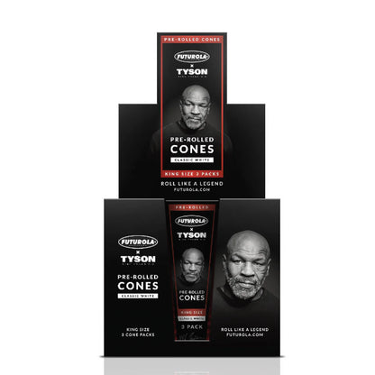 Tyson x Futurola King Size PreRolled Cones 3 in 1 Pack (Pack of 30)