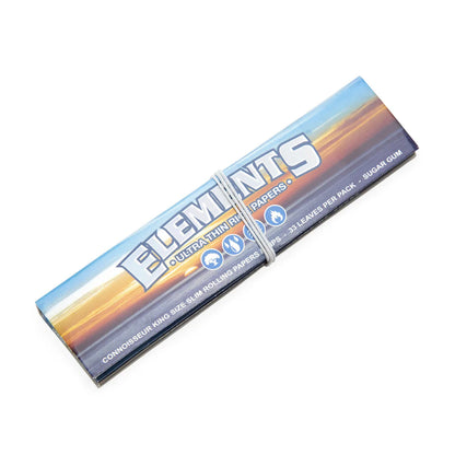 Elements Connoisseur King Size Rolling Papers & Tips (Full Box of 24)