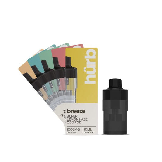 Hûrb Breeze 1000mg CBD Pre-Filled Pod 10ml