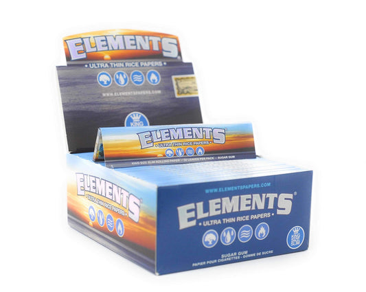 Elements King Size Rolling Papers x 1 Booklet