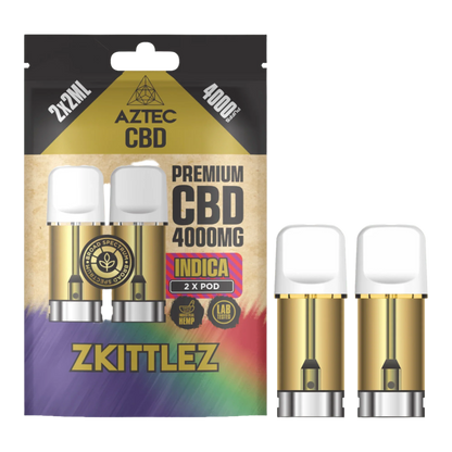 Aztec CBD 4000mg Broad Spectrum CBD Pods 2ml 4,000 Puffs 2 Pieces