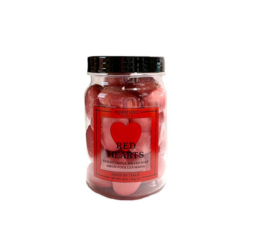 Red Hearts Triple Milled Soap