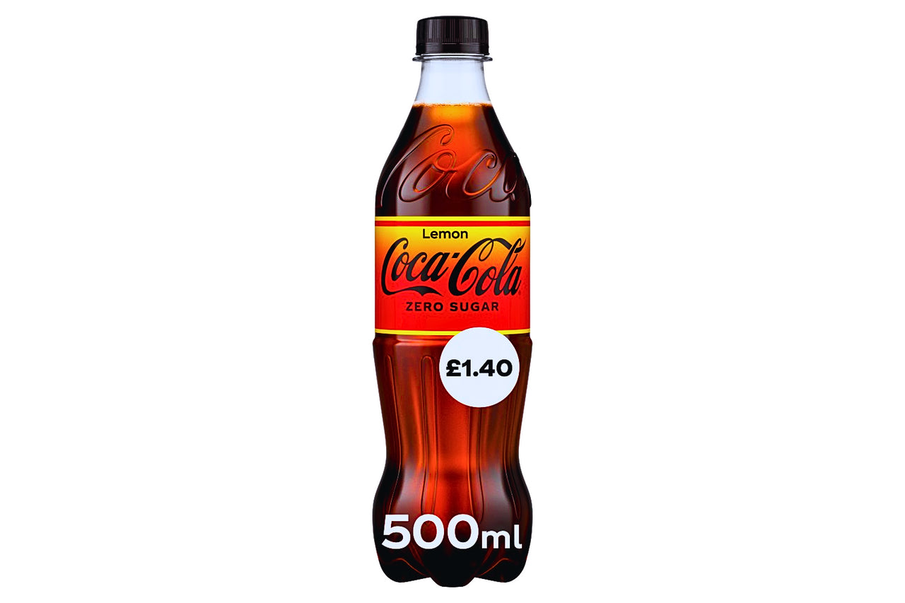 Coca Cola Zero Sugar 500ml Bottle Pack of 12