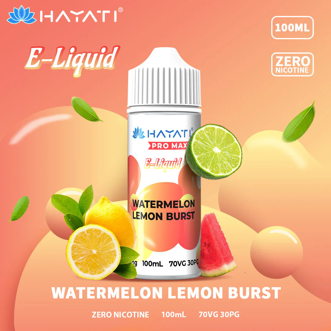 Hayati Pro Max E-Liquid 100ml Shortfill Zero Nicotine