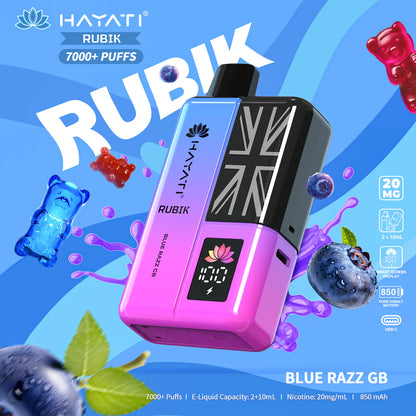 Hayati Rubik 7000+ Puff Rechargeable Vape Pod (Pack of 5)
