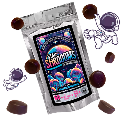 Innooova Starshrooms Nootropic Mushroom Gummies Vegan Friendly Pack of 60