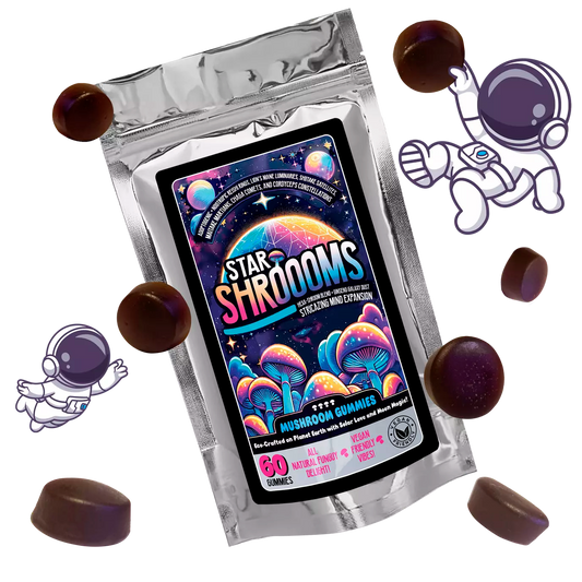 Innooova Starshrooms Nootropic Mushroom Gummies Vegan Friendly