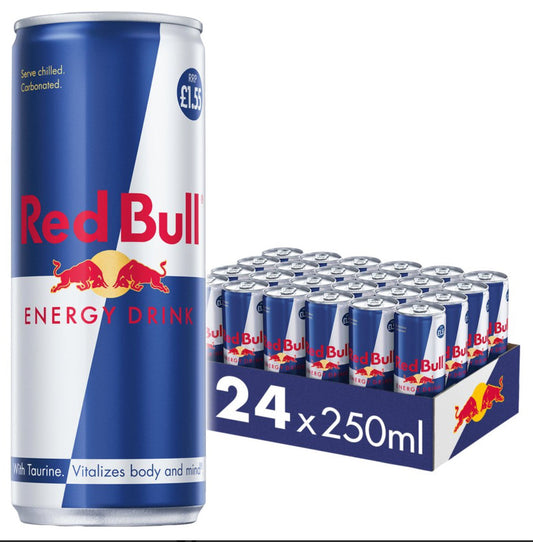 Red Bull Energy 250ml Drinks (Pack of 24)