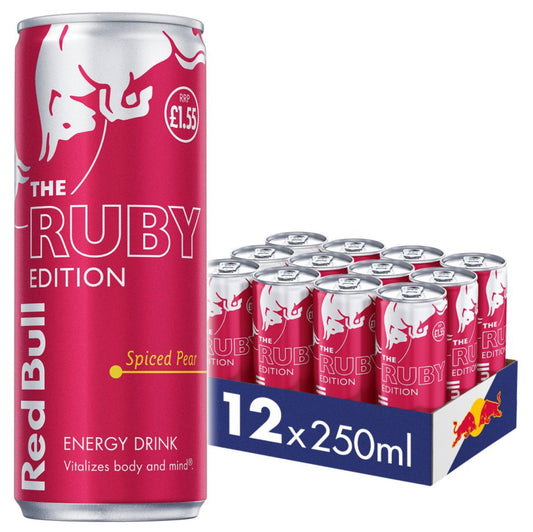 Red Bull Energy 250ml Drinks Various Flavours (Pack of 12)