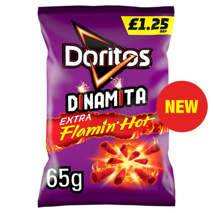Doritos Dinamita Extra Flamin’ Hot 65g Crisps