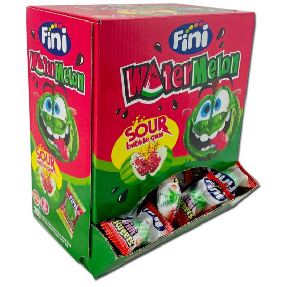 Fini Watermelon Sour Bubblegum (Full Box of 200)
