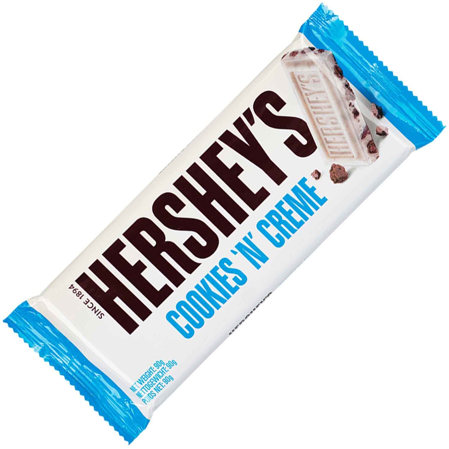 Hersheys Cookies N Creme Chocolate Bar 90g