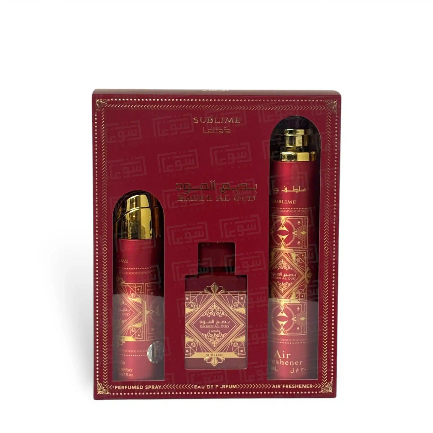 Bade'e Al Oud by Lattafa Gift Set
