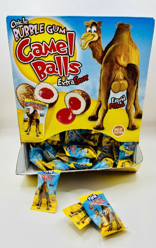 Fini Bubble Gum Camel Balls Extra Sour