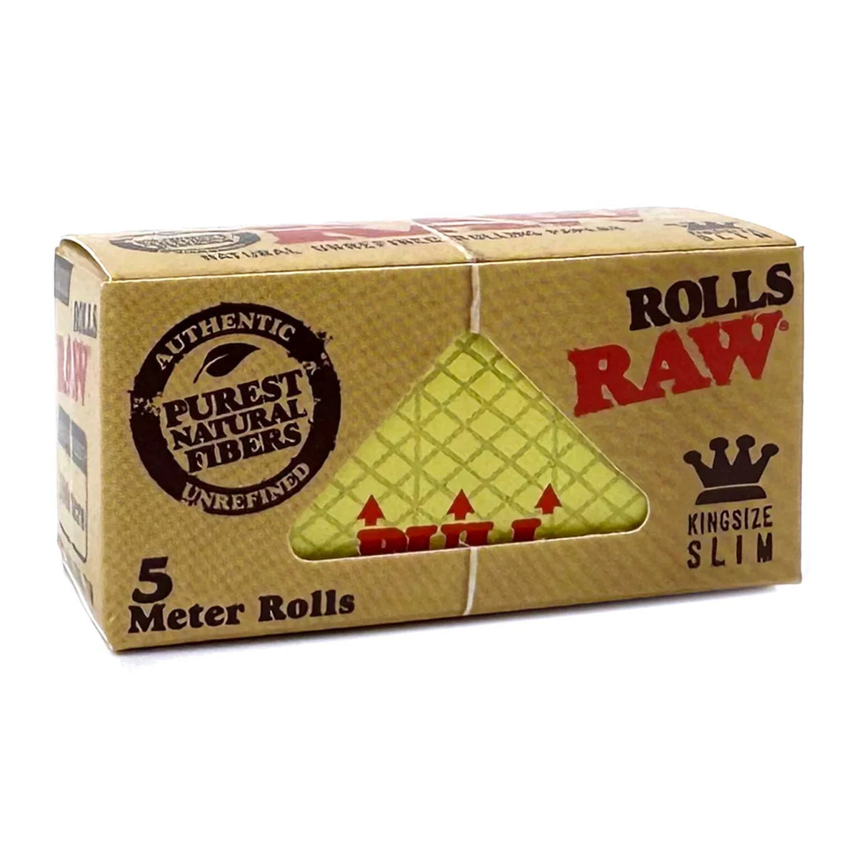 Raw 5 Meter Rolling Paper Rolls King Size Slim (Pack of 24)