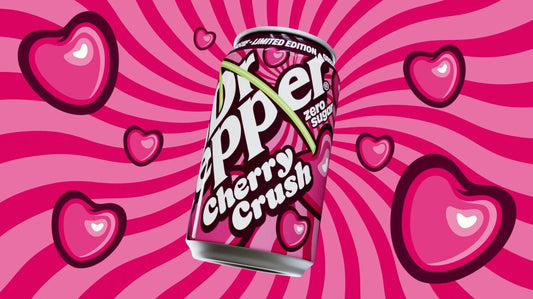 Dr Pepper Cherry Crush 330ml Drinks Cans (Pack of 24) Zero Sugar