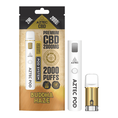 Aztec CBD 2000mg Broad Spectrum Rechargeable Vape