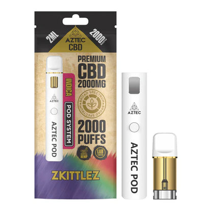 Aztec CBD 2000mg Broad Spectrum Rechargeable Vape