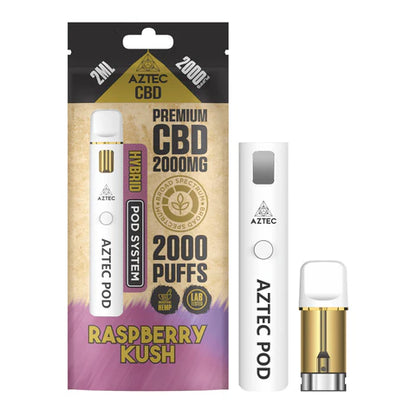 Aztec CBD 2000mg Broad Spectrum Rechargeable Vape