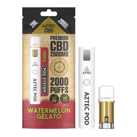 Aztec CBD 2000mg Broad Spectrum Rechargeable Vape