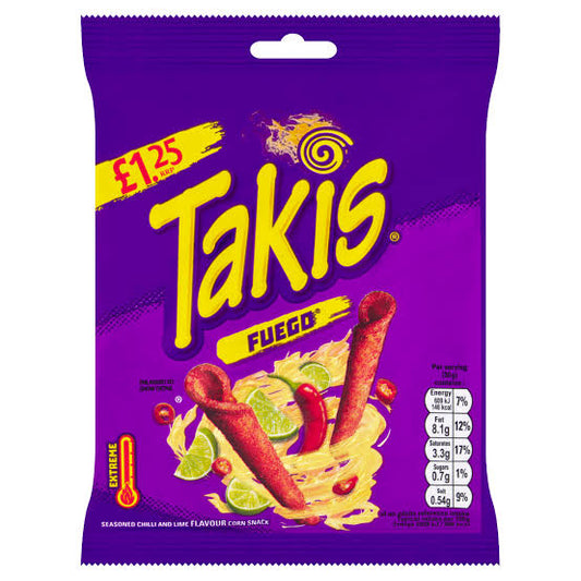 Takis Fuego Crisps 55g