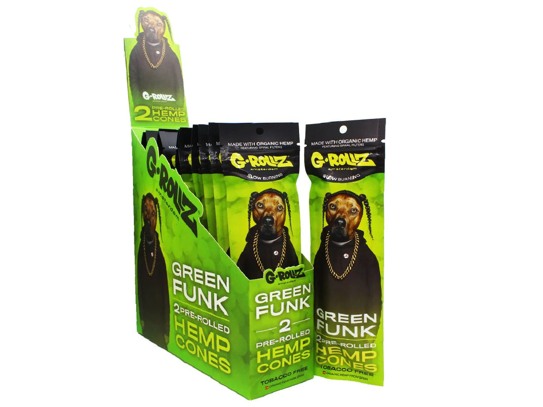 G Rollz Pre Rolled Organic Cones Slow Burning 2 In 1 Pack