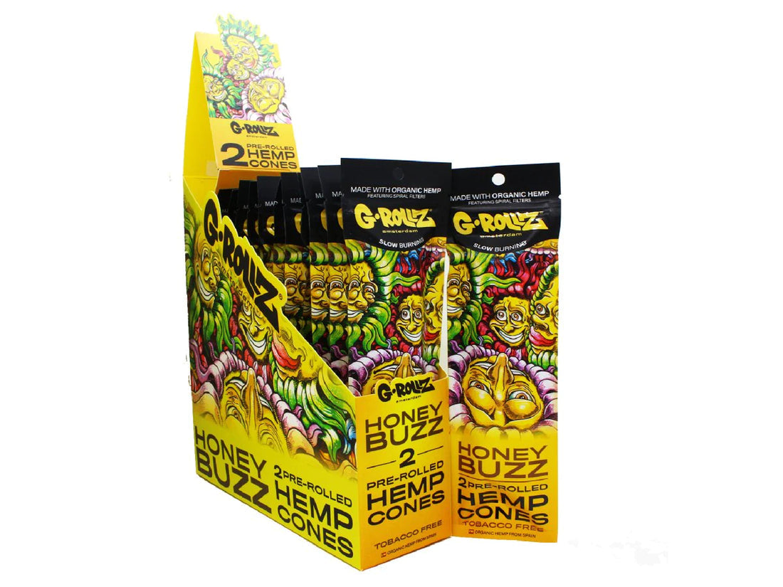 G Rollz Pre Rolled Organic Cones Slow Burning 2 In 1 Pack