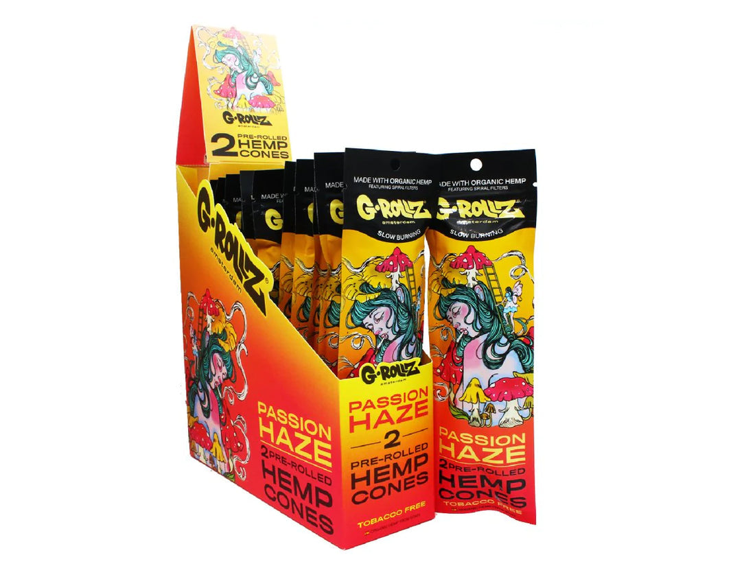 G Rollz Pre Rolled Organic Cones Slow Burning 2 In 1 Pack