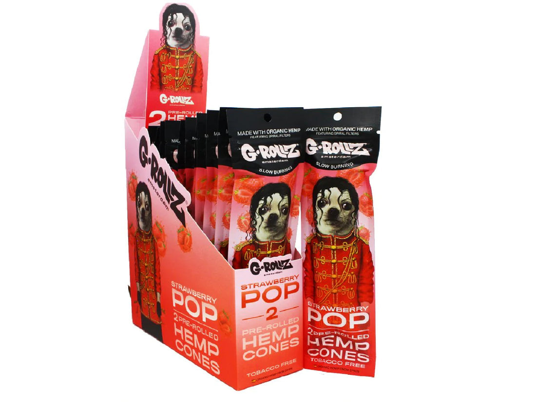G Rollz Pre Rolled Organic Cones Slow Burning 2 In 1 Pack