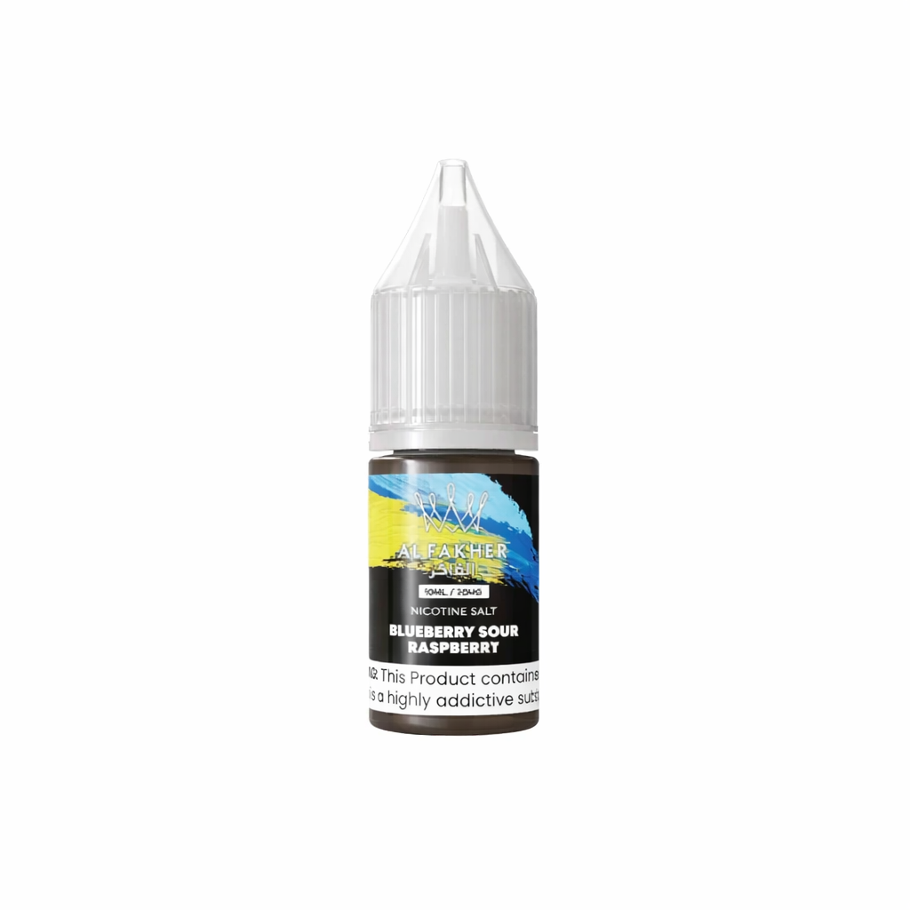 Al Fakher Nicotine Salt 10ml bottle shown upright on a plain background with branded label and safety warning visible.