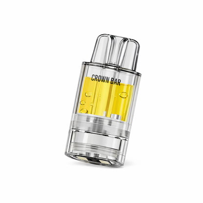 Al Fakher Crown Bar replacement pod shown on a pure plain background with clear pod detailing.