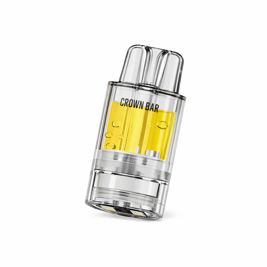 Al Fakher Crown Bar replacement pod shown on a pure plain background with clear pod detailing.